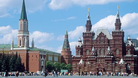 Clădiri emblematice din Moscova, simboluri ale istoriei ruse.