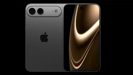 iPhone pliabil Apple cu design elegant și ecran OLED inovator.