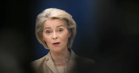 Ursula von der Leyen discută despre apărarea comercială a UE.