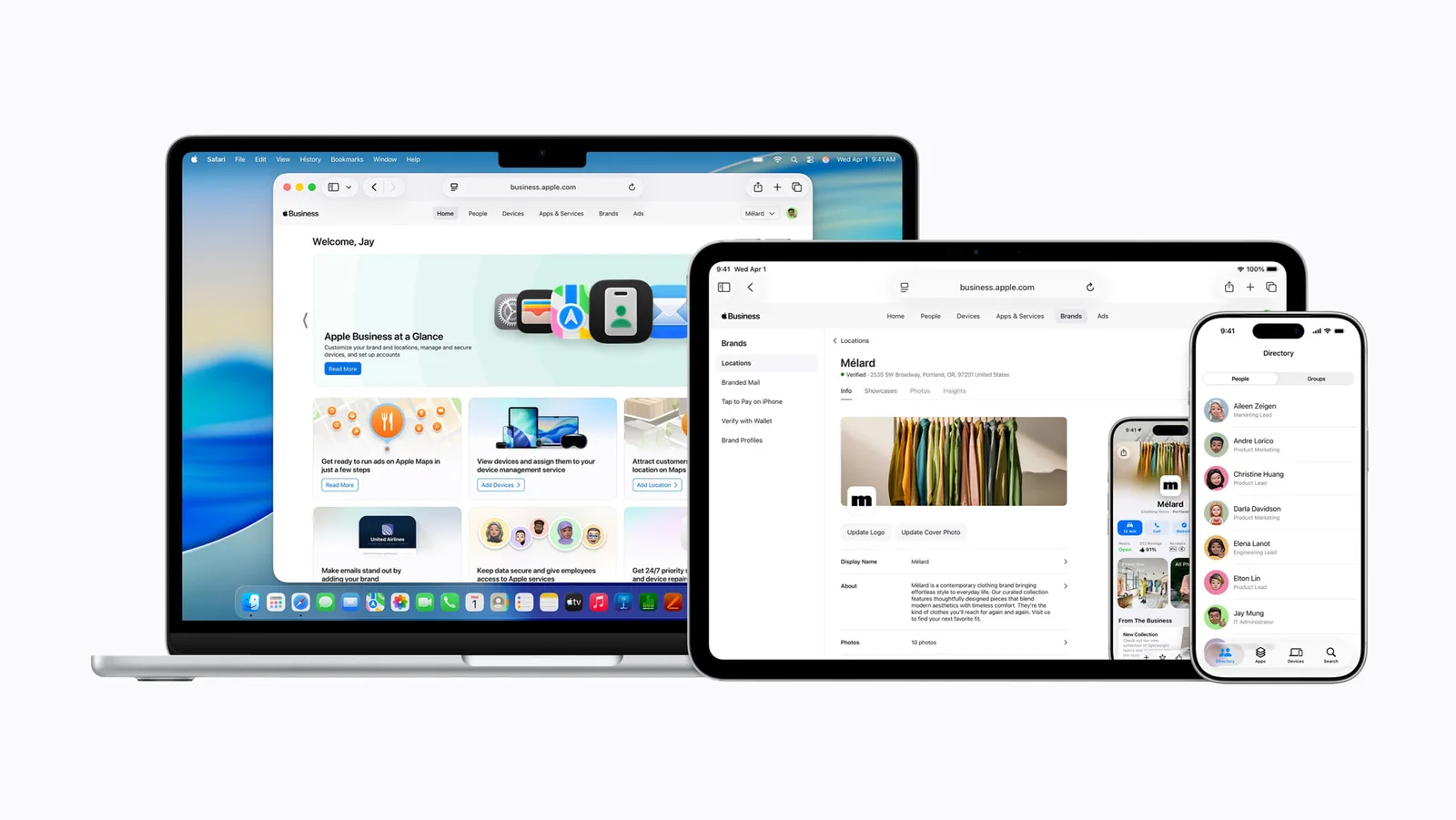 Noua platformă Apple Business facilitează gestionarea firmelor și a dispozitivelor.