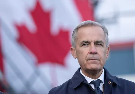 Premierul canadian Mark Carney discutând despre sancțiunile impuse Rusiei.