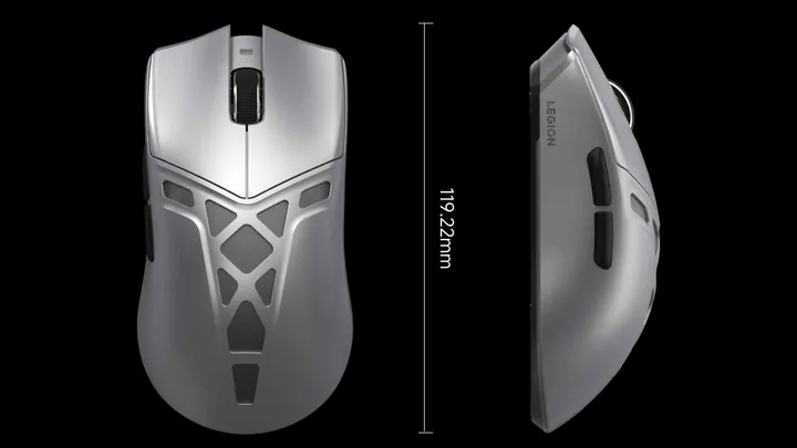 Mouse-ul Legion Y7MG de la Lenovo, ușor și performant pentru gaming.
