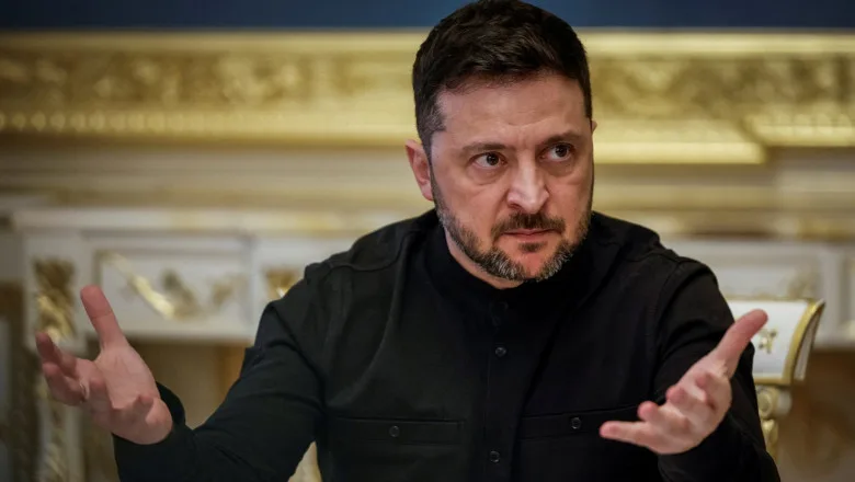Volodimir Zelenski discută despre necesitatea interceptoarelor Patriot pentru apărarea Ucrainei.