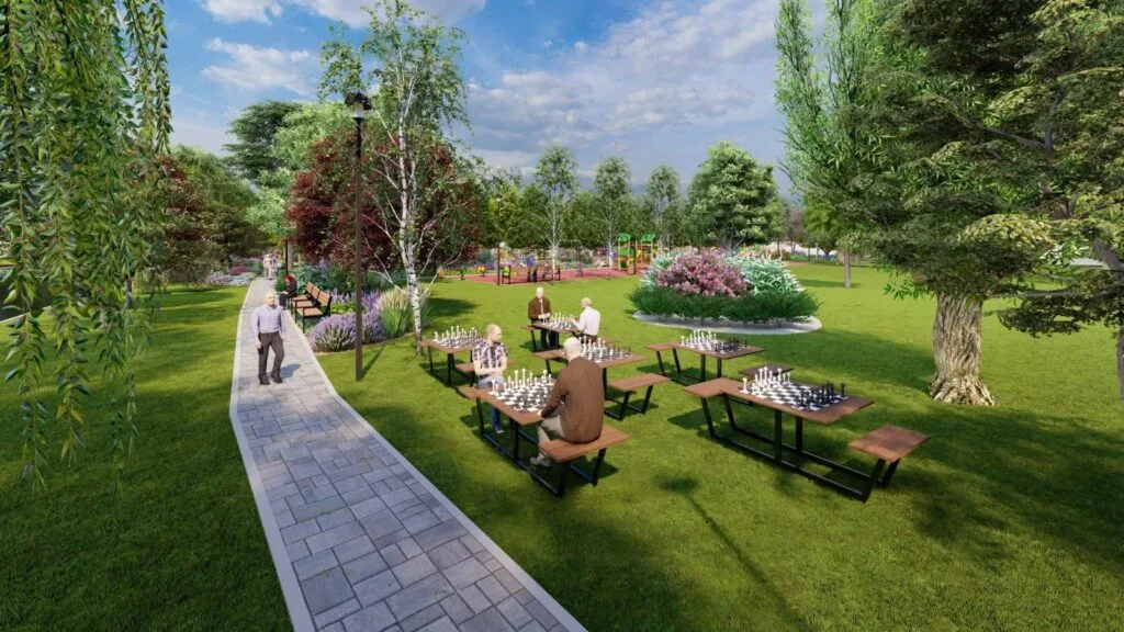 Proiect de modernizare a Parcului Plumbuita, cu zone pentru sport și relaxare.
