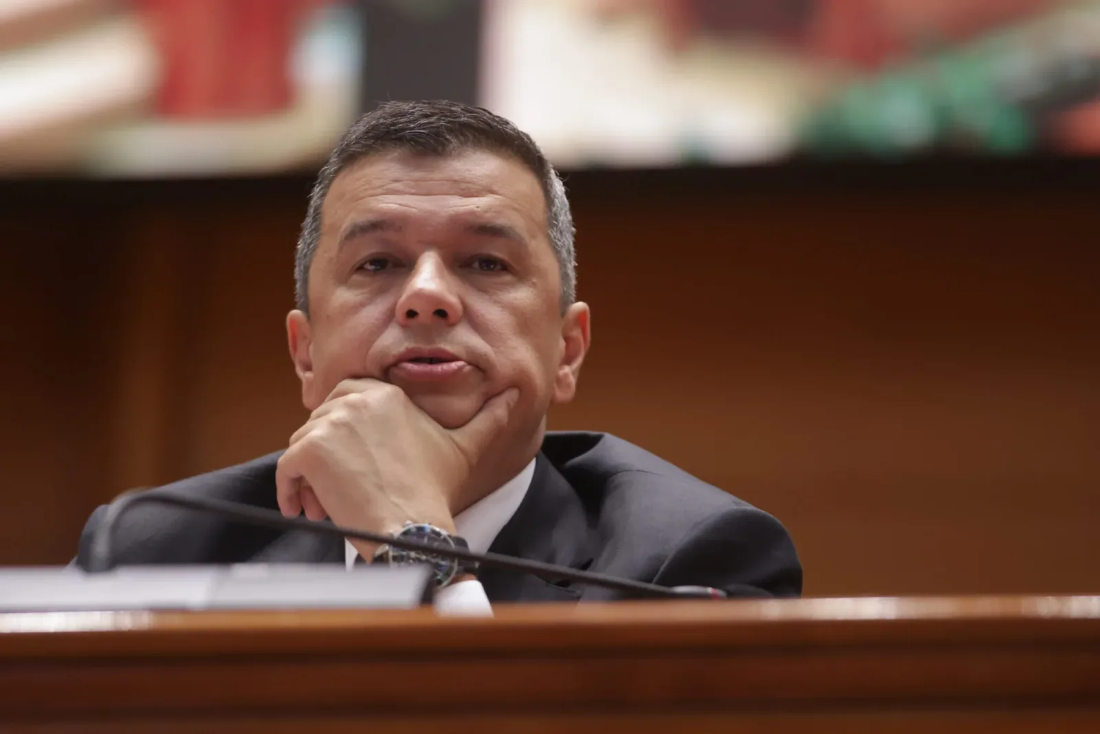 Ștefan Avrămescu discutând despre negocierile politice.