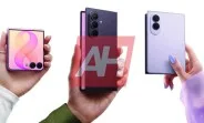 Randări ale noilor dispozitive Samsung înainte de evenimentul Galaxy Unpacked.