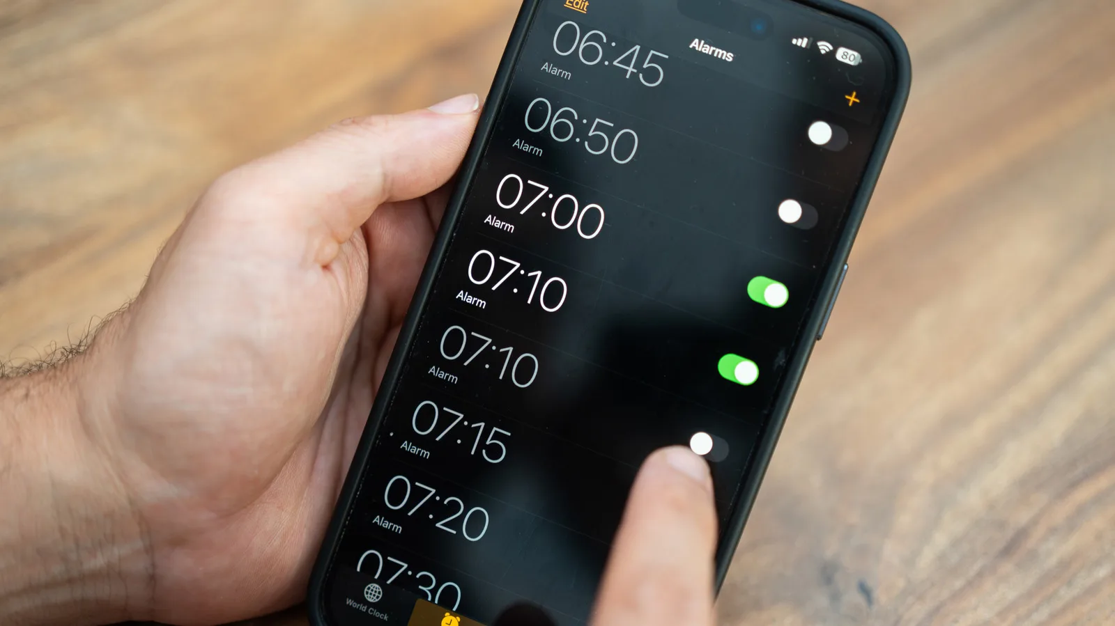 Control separat al volumului pentru alarme și timere în iOS 27