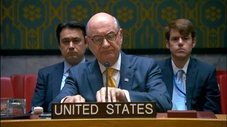 Reprezentantul SUA la ONU discutând despre conflictul din Ucraina.