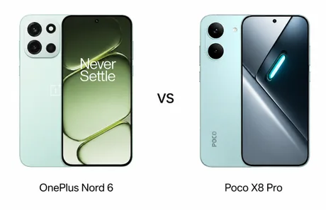 Comparație între OnePlus Nord 6 și Poco X8 Pro, evidențiind performanța și autonomie.
