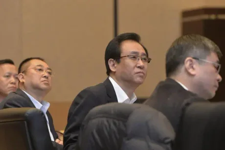Xu Jiayin, fondatorul Evergrande, în timpul procesului de condamnare.