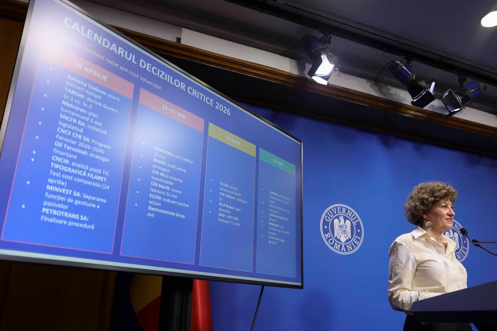 Vicepremierul discută despre falimentul Petrotrans și costurile pentru stat.