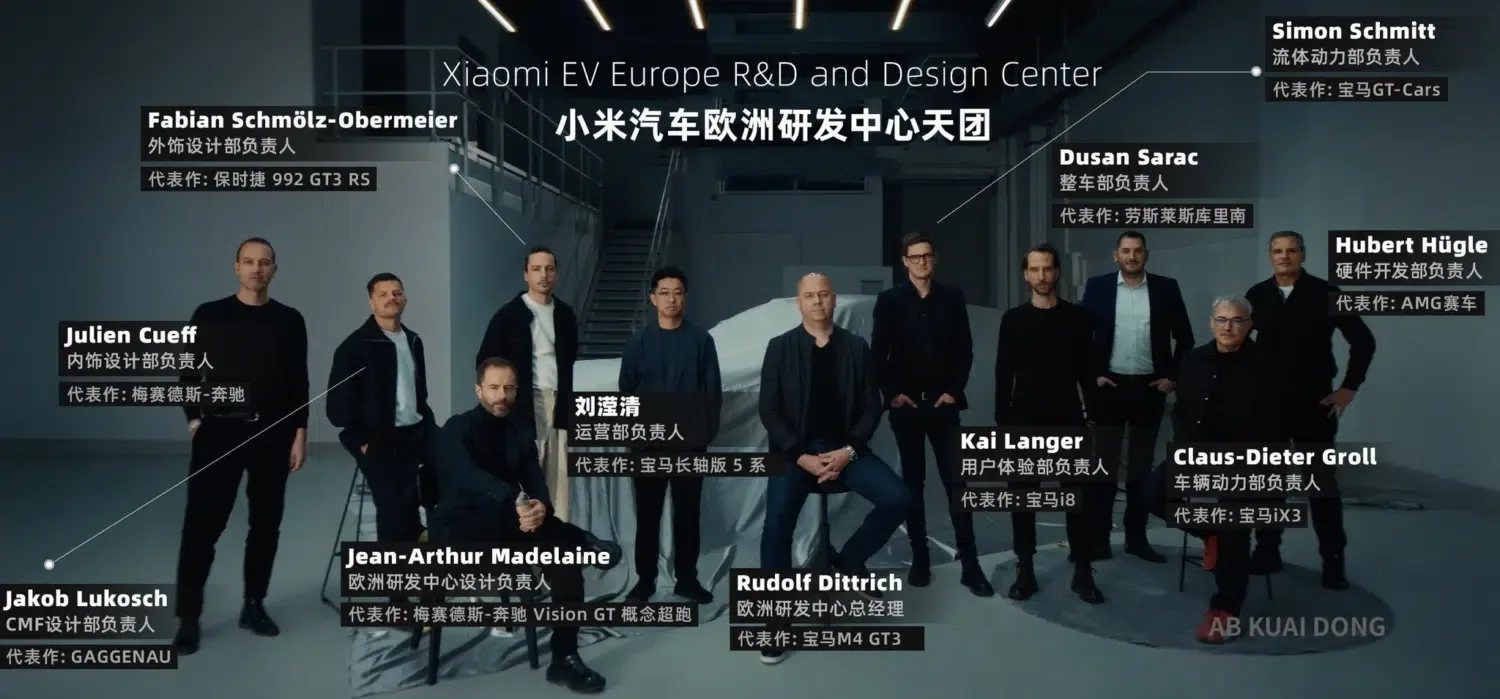 Echipa de specialiști de la noul centru R&D Xiaomi din München.