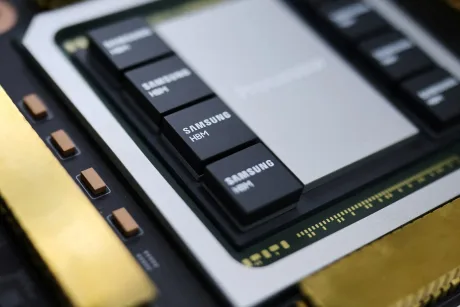 Cipuri de memorie HBM4 Samsung, esențiale pentru inteligența artificială.
