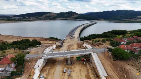 Lucrări avansate la lotul Chiribiș–Suplacu de Barcău pe A3.