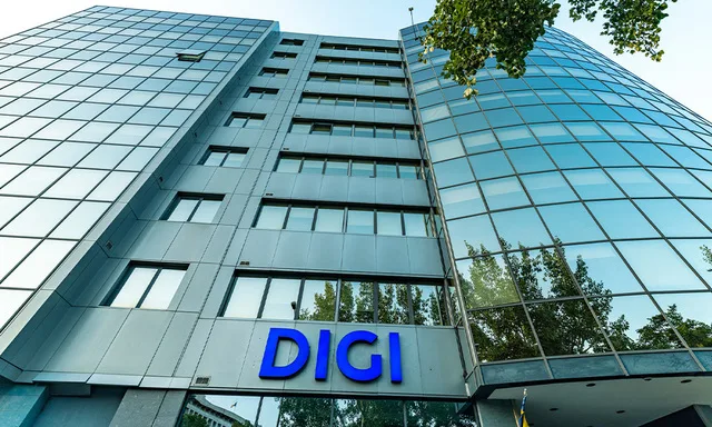Clădirea Digi Communications, simbol al inovației în telecomunicații.