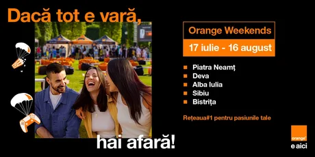 Participanți bucurându-se de activități în aer liber la Orange Weekends.