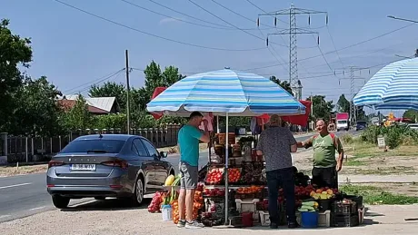Legumicultori din Dâmbovița vând legume și fructe direct la poartă, reducând costurile de transport.