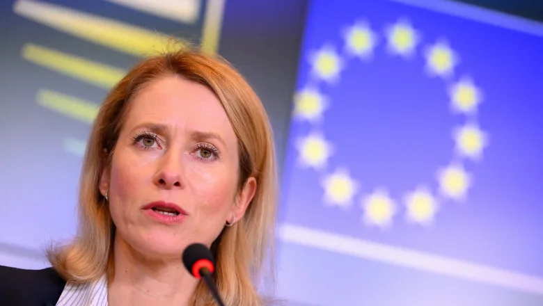 Kaja Kallas discută despre sancțiunile UE împotriva Rusiei.