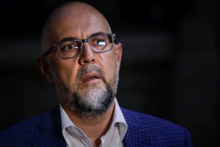 Kelemen Hunor discutând despre criza guvernamentală la Palatul Cotroceni.