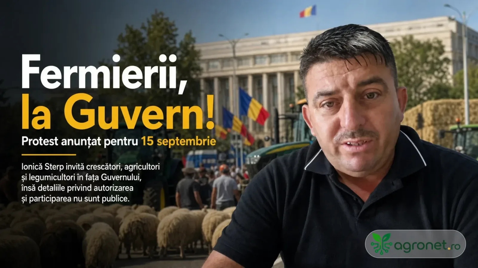 Fermierii se mobilizează pentru protestul din București pe 15 septembrie.