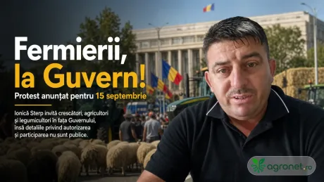 Fermierii se mobilizează pentru protestul din București pe 15 septembrie.