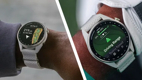 Ceasul Garmin Approach S72 cu funcții avansate pentru golf și antrenament.
