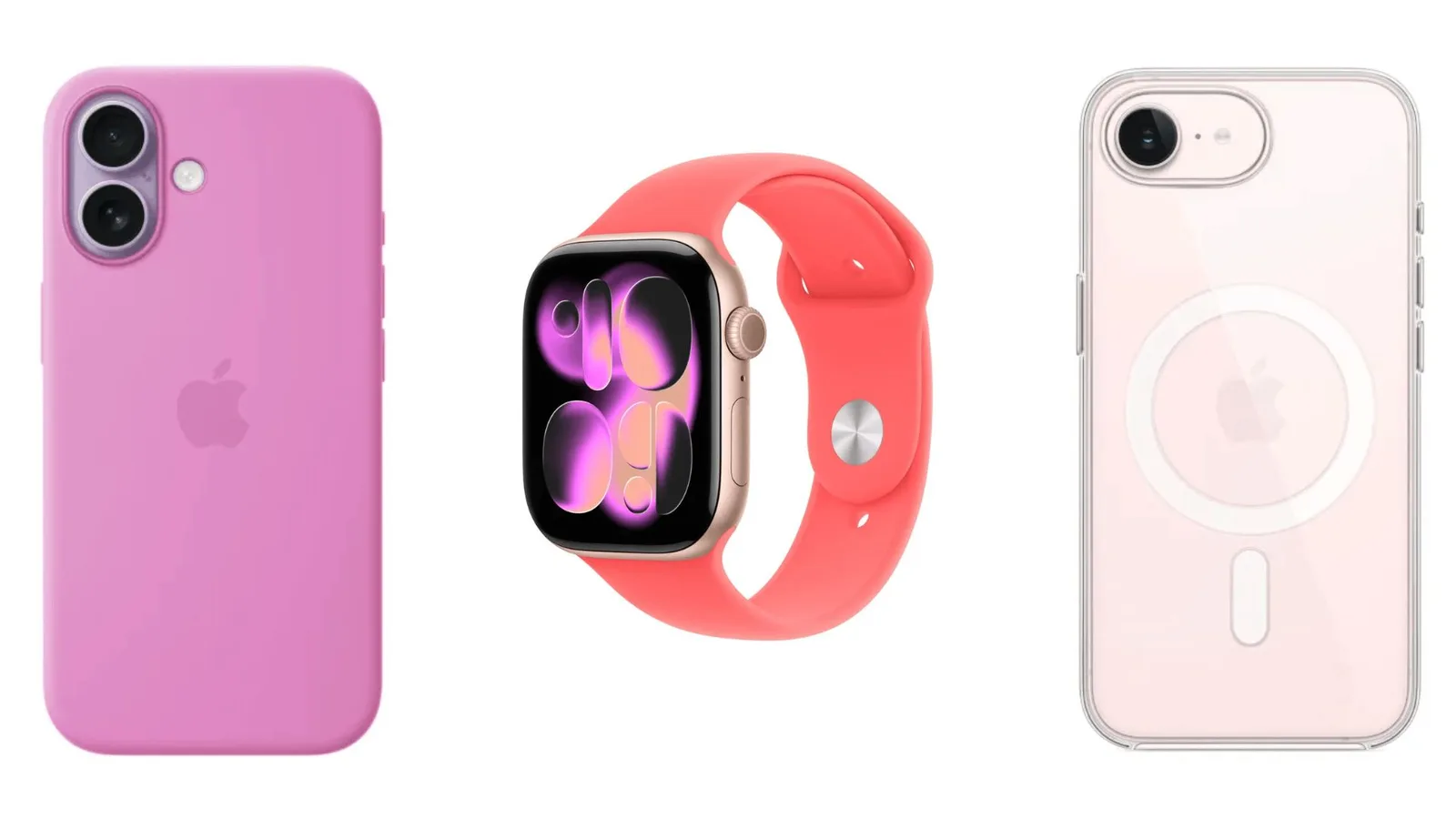 Accesorii noi Apple pentru primăvara 2026, cu culori vibrante și huse elegante.