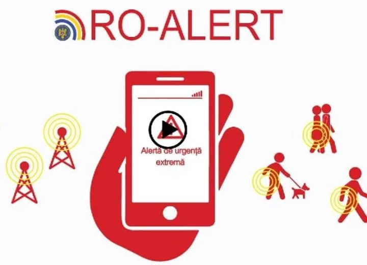 Avertizare RO-Alert pentru populația din Tulcea privind posibile obiecte căzute.