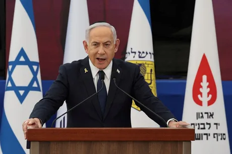 Premierul israelian discutând despre incidentul aviatic recent.