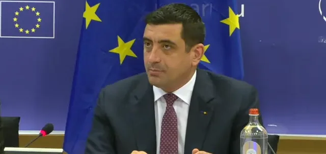 George Simion discută despre justiție și democrație în Parlamentul European.