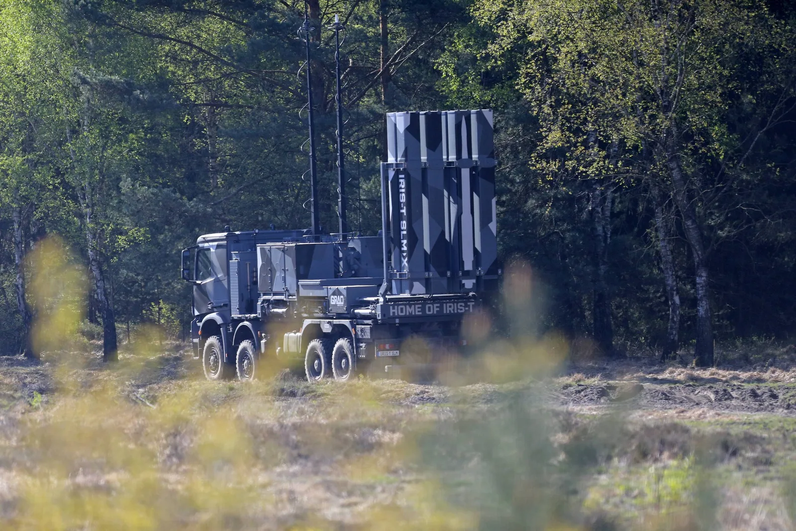 Sistemul antiaerian IRIS-T SLM în timpul exercițiului militar pe Creta.