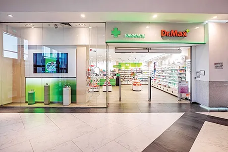 Farmacie Dr. Max, parte din rețeaua europeană extinsă.