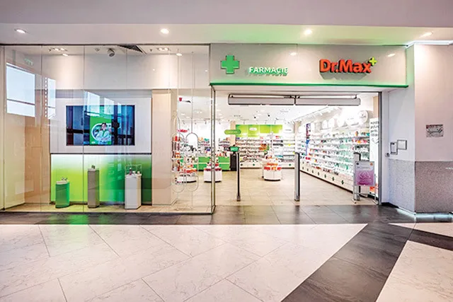 Farmacie Dr. Max, parte din rețeaua europeană extinsă.