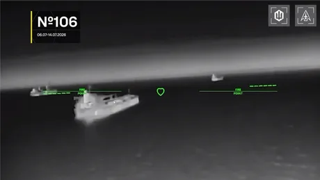 Nave rusești vizate de atacuri cu drone în Marea Azov, în noaptea de 14 iulie.
