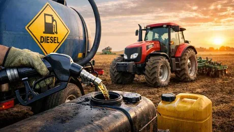 Creșterea prețului motorinei afectează agricultura românească în toamnă.