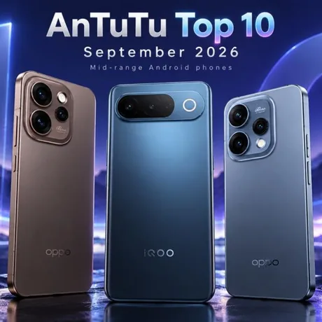 Top telefoane midrange din septembrie, cu MediaTek pe primele locuri.