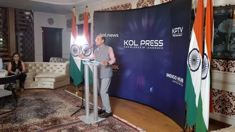 Ambasadorul Indiei discutând despre investiții în echipamente militare la Brăila.
