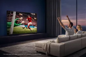 Televizor Samsung cu tehnologie avansată, ideal pentru gaming și vizionare multimedia.