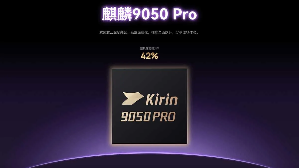 Cipul Kirin 9050 Pro promite performanțe îmbunătățite, dar depinde de tehnologie străină.