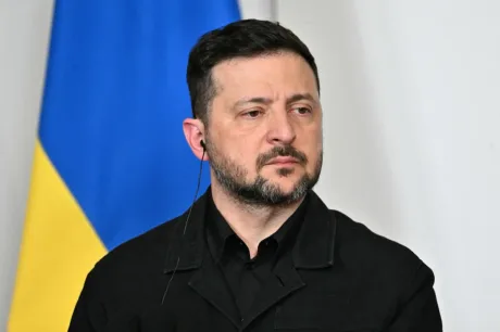 Volodimir Zelenski discutând despre forțele armate ale Ucrainei și rolul în NATO.