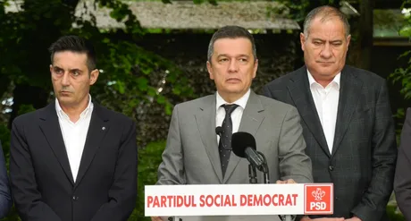 Liderii PSD discutând despre sprijinul pentru guvernul Tomac și reducerile de taxe.