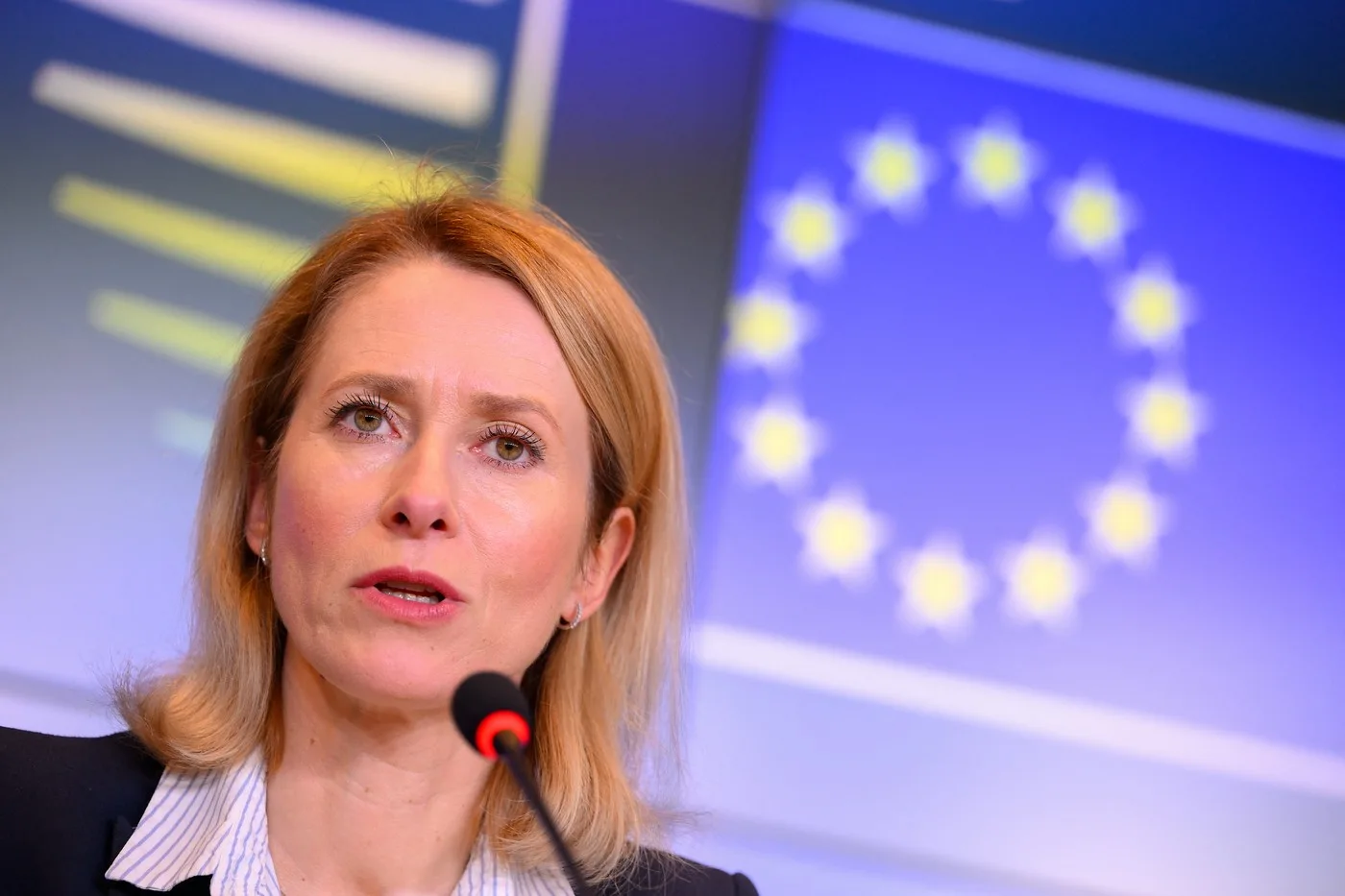 Kaja Kallas discută despre democrația afectată în Rusia.