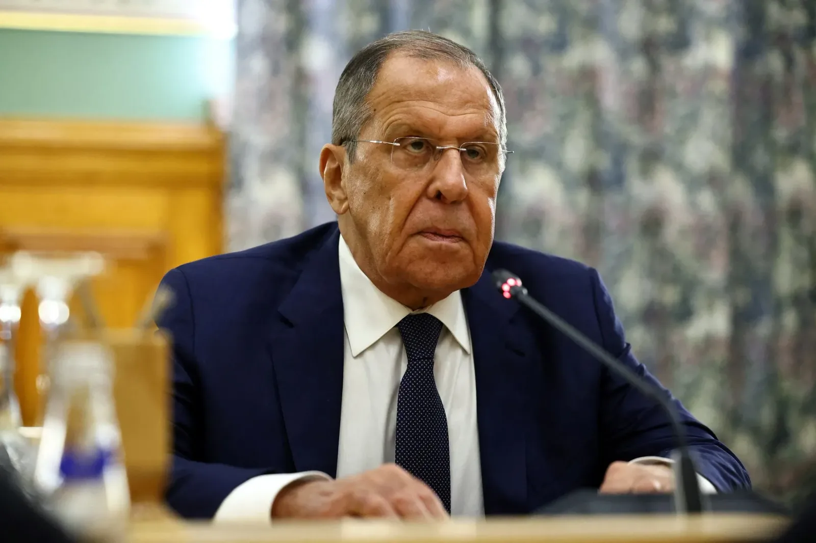 Serghei Lavrov discutând despre negocierile dintre Rusia și Ucraina.