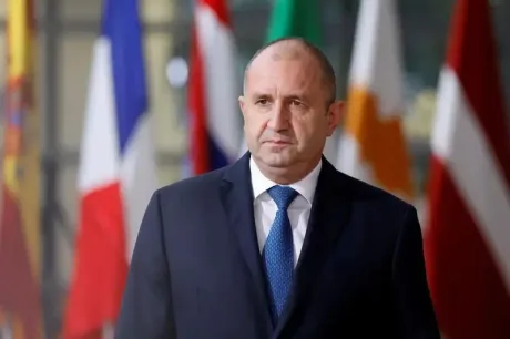 Rumen Radev, președintele Bulgariei, discutând despre livrările de arme.