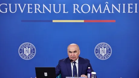 Sorin Grindeanu la o conferință de presă despre guvernare.