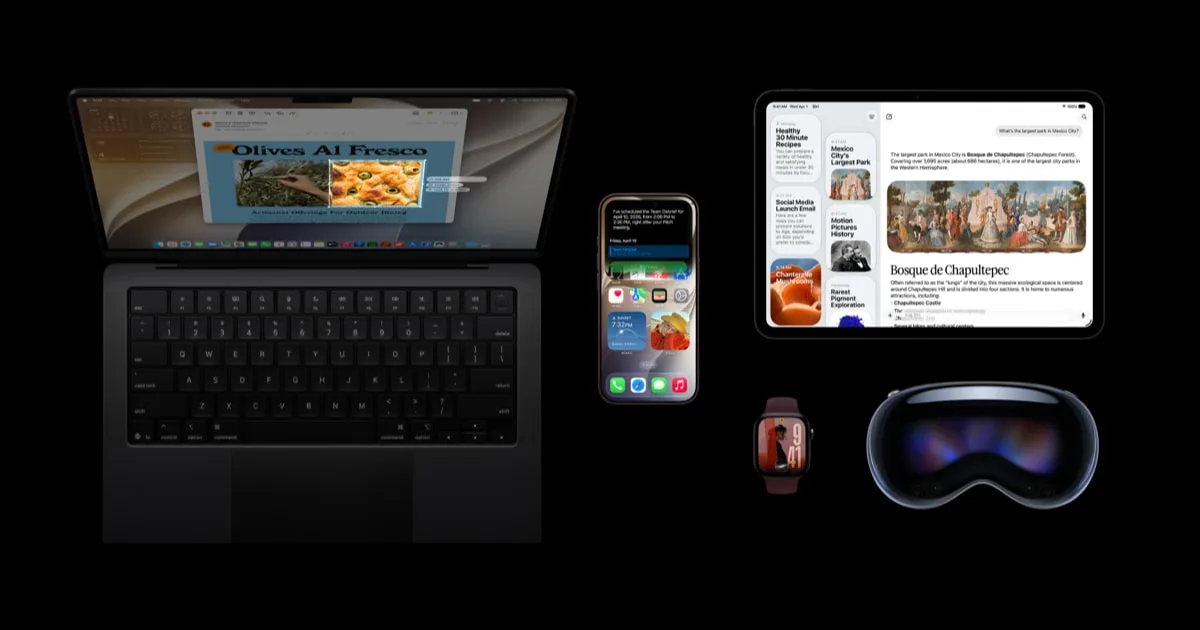 Dispozitive Apple cu interfețe noi și funcții avansate de inteligență artificială.