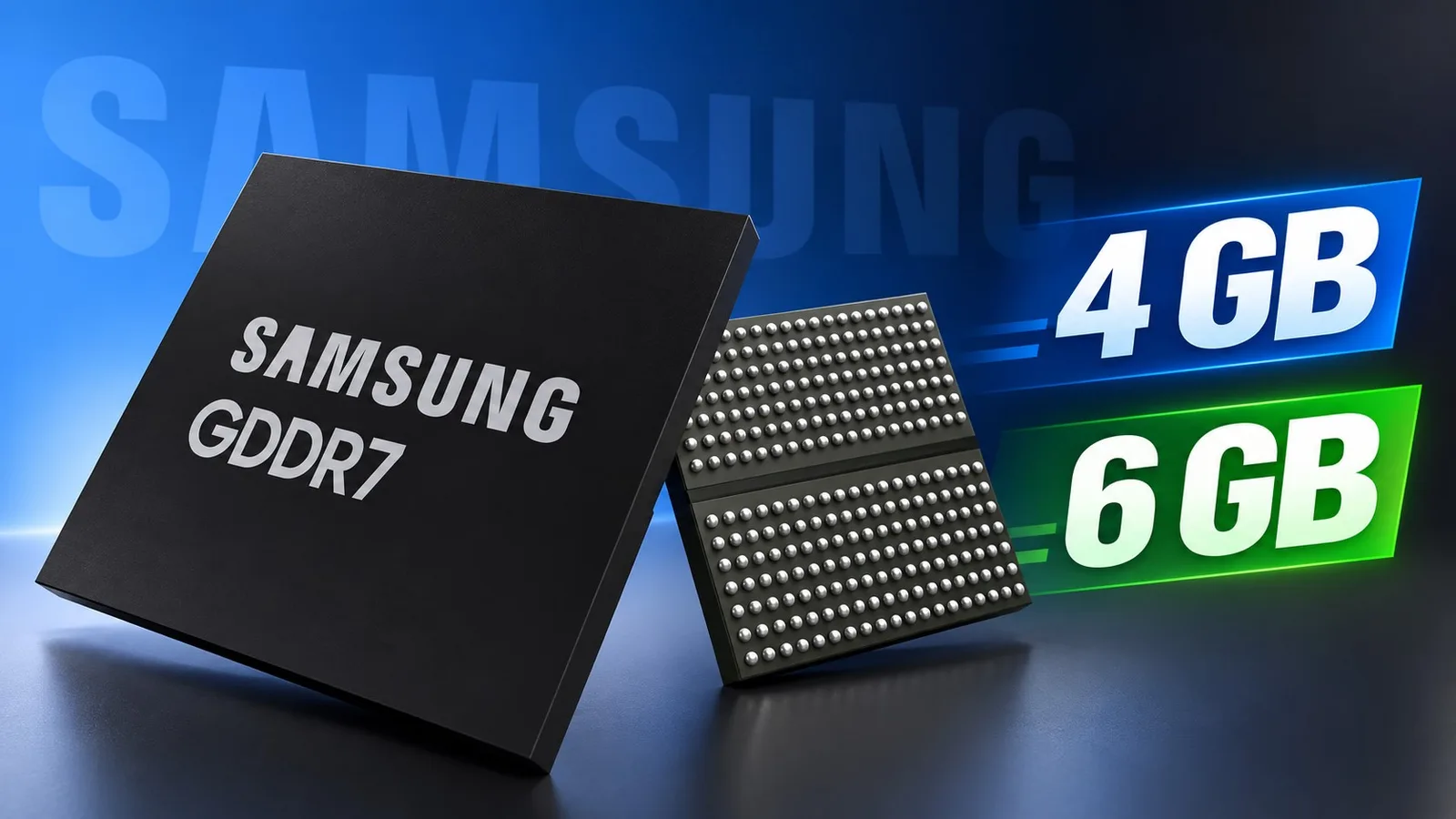 Cipuri GDDR7 de 4 GB și 6 GB pentru plăci video viitoare.