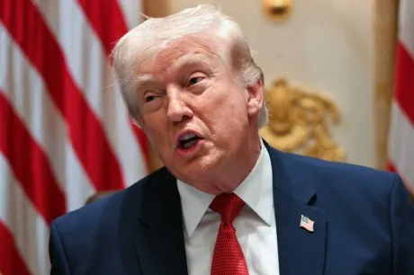 Donald Trump vorbește despre situația din Iran și armistițiu.
