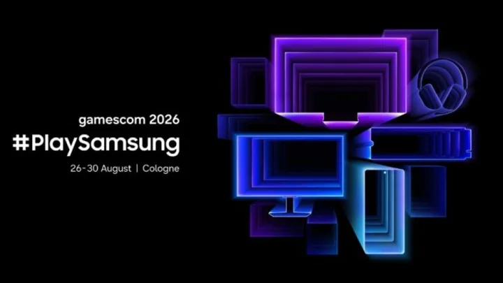 Logo-ul Gamescom 2026 cu un design modern și culori vibrante