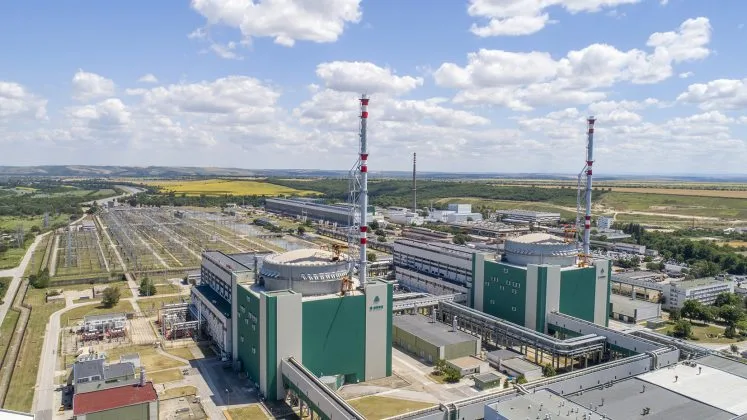Centrala nucleară Kozlodui, cu măsuri tehnice pentru răcire, în contextul nivelului scăzut al Dunării.
